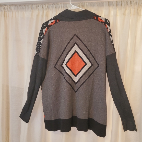 🌹THML Southwestern Open Sweater Cardi - Picture 5 of 5